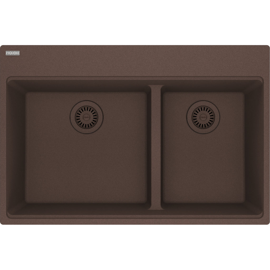 Franke Maris — Tarja Sobreponer 33″ de Fragranite — Moka