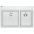 Franke Maris — Tarja Sobreponer 33″ de Fragranite — Blanco Polar