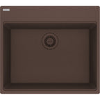 Franke Maris — Tarja Sobreponer 25″ de Fragranite — Moka