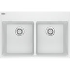 Franke Maris — Tarja Sobreponer 31″ de Fragranite — Blanco Polar