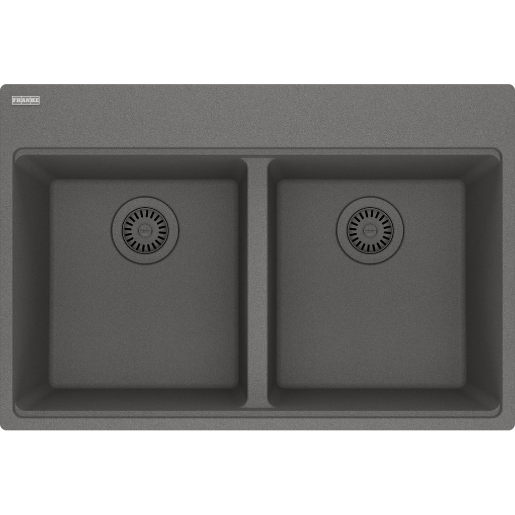 Franke Maris — Tarja Sobreponer 31″ de Fragranite — Gris Piedra