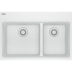 Franke Maris — Tarja Sobreponer 31″ de Fragranite — Blanco Polar