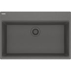 Franke Maris — Tarja Sobreponer 31″ de Fragranite — Gris Piedra