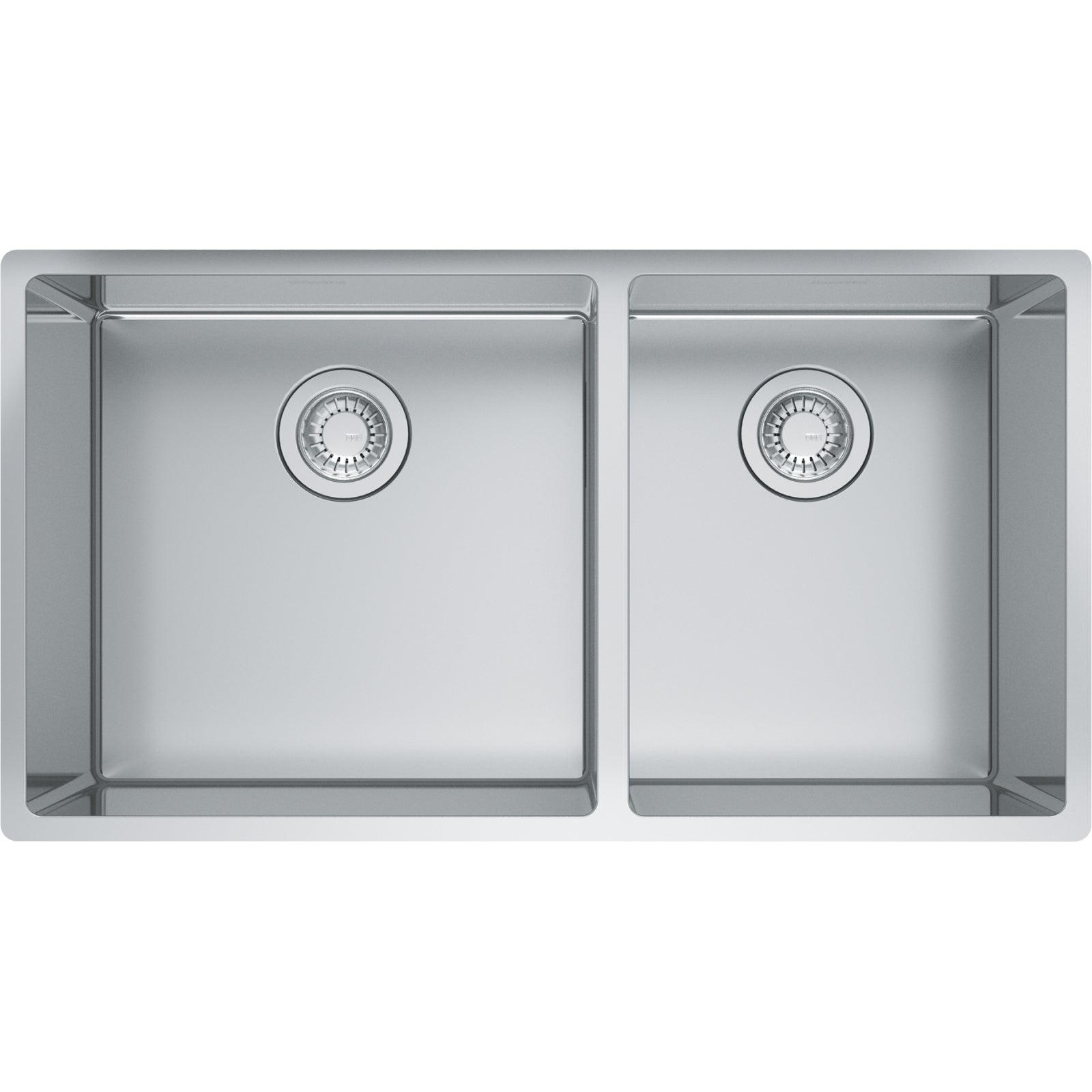 Franke Cube — Tarja Bajocubierta 32.5″ de Acero Inoxidable