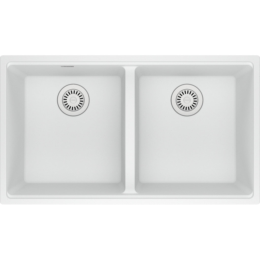 Franke Maris — Tarja Bajocubierta 33.5″ de Fragranite — Blanco Polar