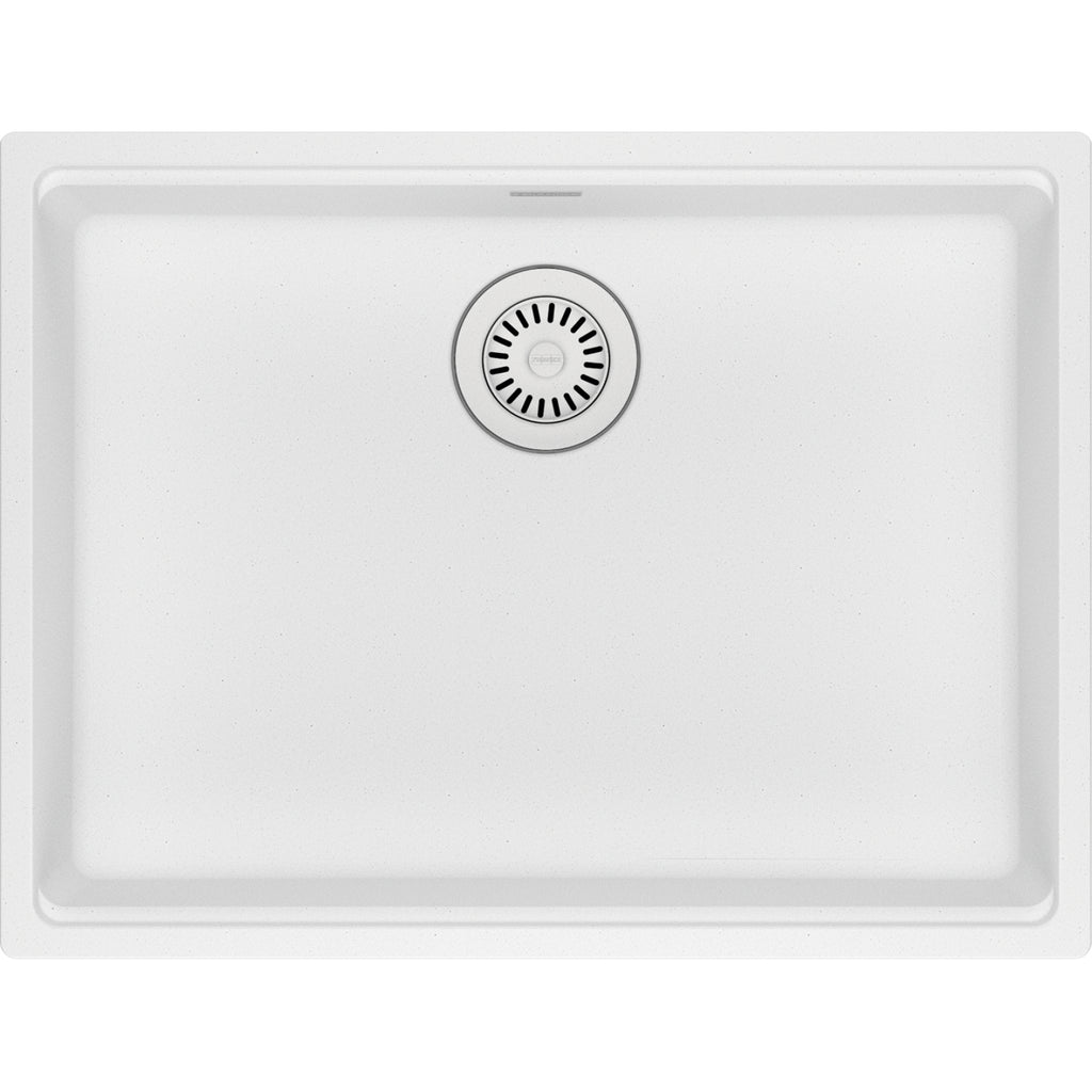 Franke Maris — Tarja Bajocubierta 25.5″ de Fragranite — Blanco Polar