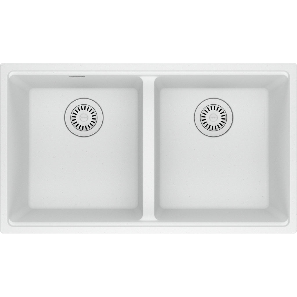 Franke Maris — Tarja Bajocubierta 31.5″ de Fragranite — Blanco Polar
