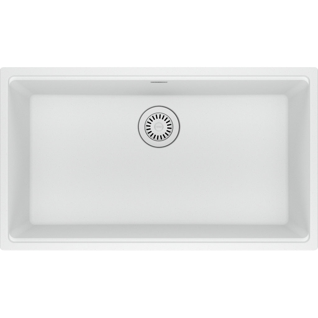 Franke Maris — Tarja Bajocubierta 31.5″ de Fragranite — Blanco Polar