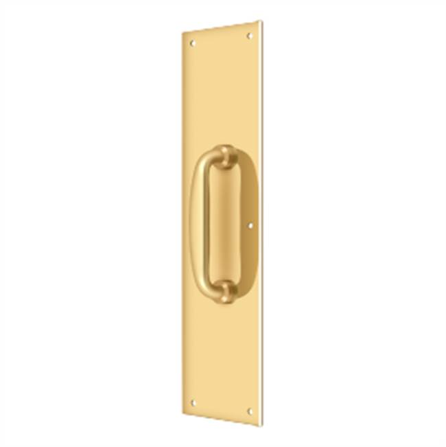 Deltana Placa de Empuje con Jaladera 3-1/2"