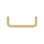 Deltana Jaladera de Alambre 3-1/2"
