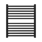 Quadro Q2932 Toallero Calefactor Cableado en Níquel Satinado