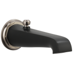 Brizo Rook Surtidor de Tina con Desviador — Luxe Nickel  /Matte Black