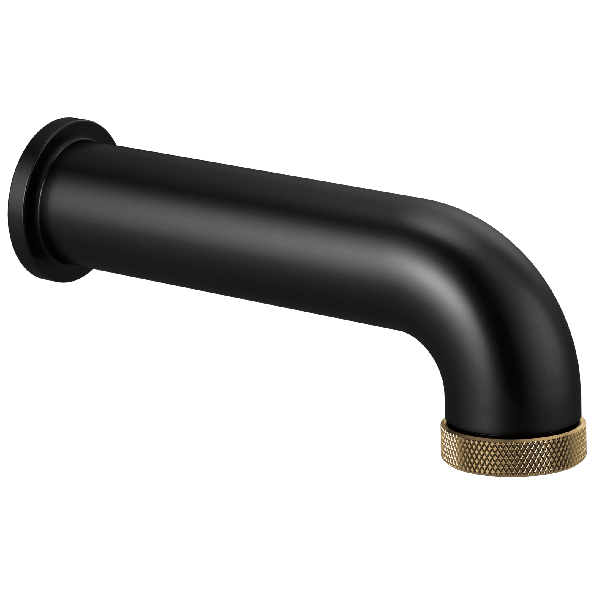 Brizo Litze Surtidor de Tina con Desviador — Negro Mate / Oro Luxe