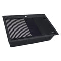 Ruvati epiStage — Tarja Workstation de Cocina en Granito Compuesto — Negro Mate