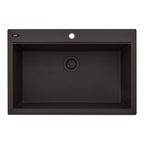 Ruvati epiStage — Tarja Workstation de Cocina en Granito Compuesto — Espresso — 1