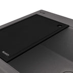 Ruvati epiStage — Tarja Workstation de Cocina en Granito Compuesto — Gris Urbano — 4