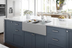 Ruvati epiCast — Tarja Farmhouse de Cocina en Granito Compuesto — Gris — 3