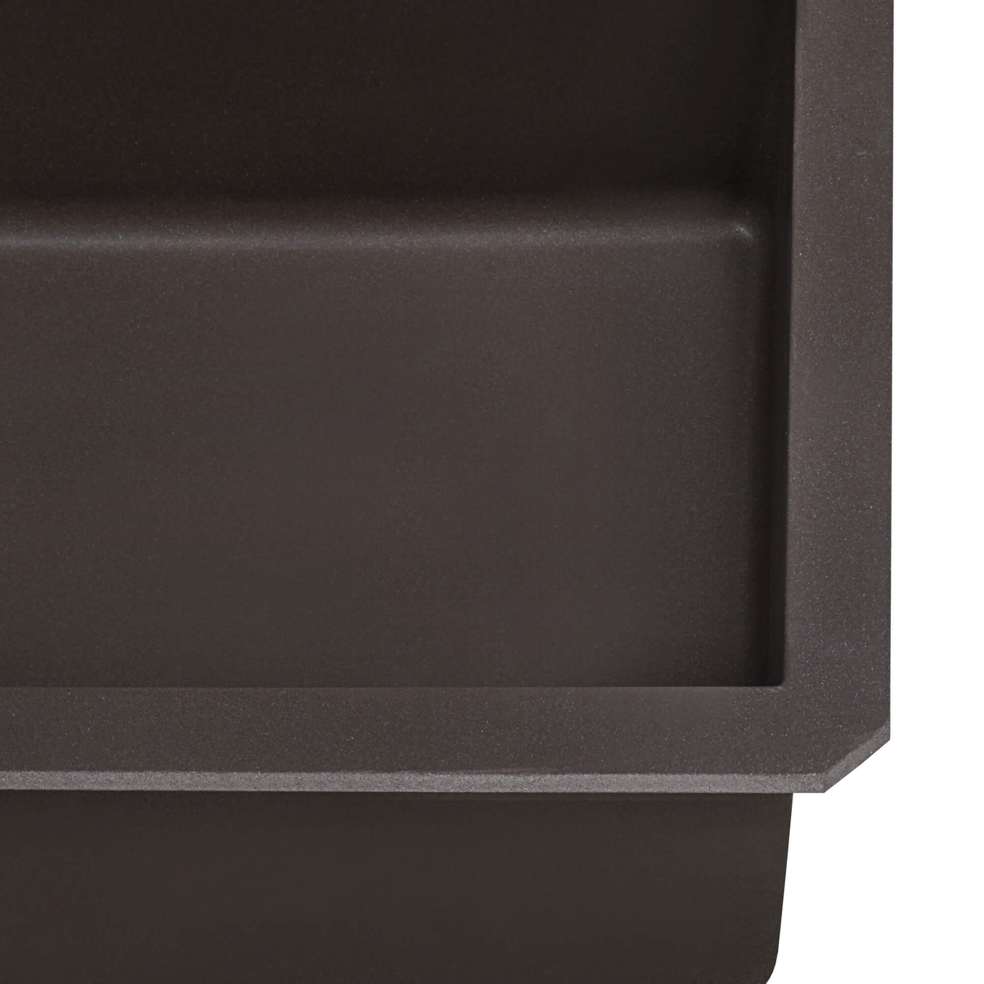 Ruvati epiGranite — Tarja de Cocina de 31 x 19 pulg en Granito Compuesto — Espresso — 1