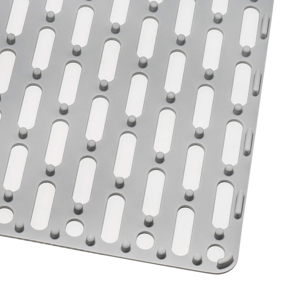 Ruvati epiGranite — Tarja de Cocina de 33 x 19 pulg en Granito Compuesto — Blanco Ártico — 3