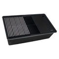 Ruvati epiStage — Tarja Workstation de Cocina en Granito Compuesto — Negro Mate