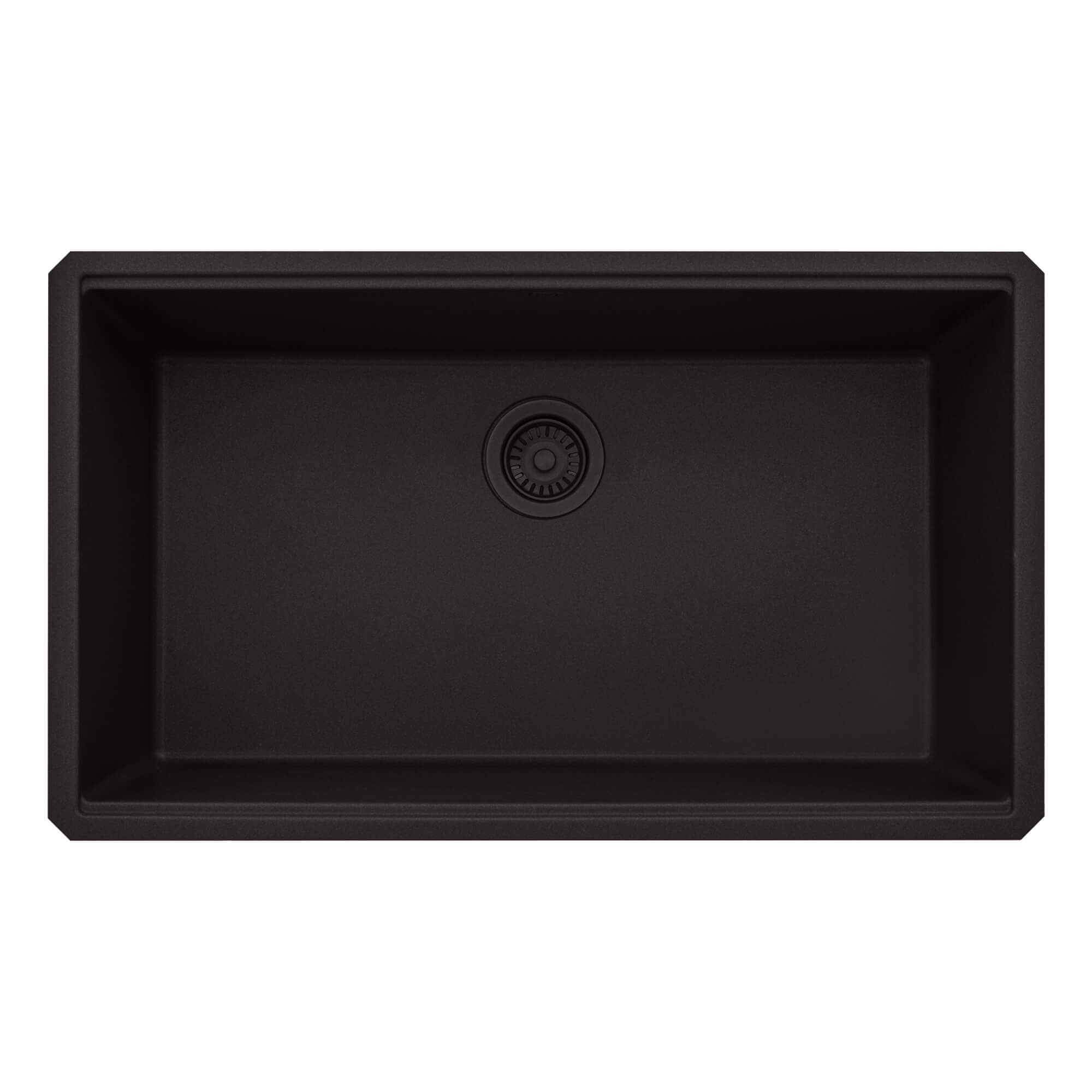 Ruvati epiStage — Tarja Workstation de Cocina en Granito Compuesto — Espresso