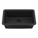 Ruvati epiStage — Tarja Workstation de Cocina en Granito Compuesto — Negro Mate — 2