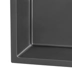 Ruvati Terraza — Tarja de Cocina en Acero Inoxidable — Negro Gunmetal — 4