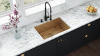 Ruvati Terraza — Tarja de Cocina en Acero Inoxidable — Oro Mate — 3