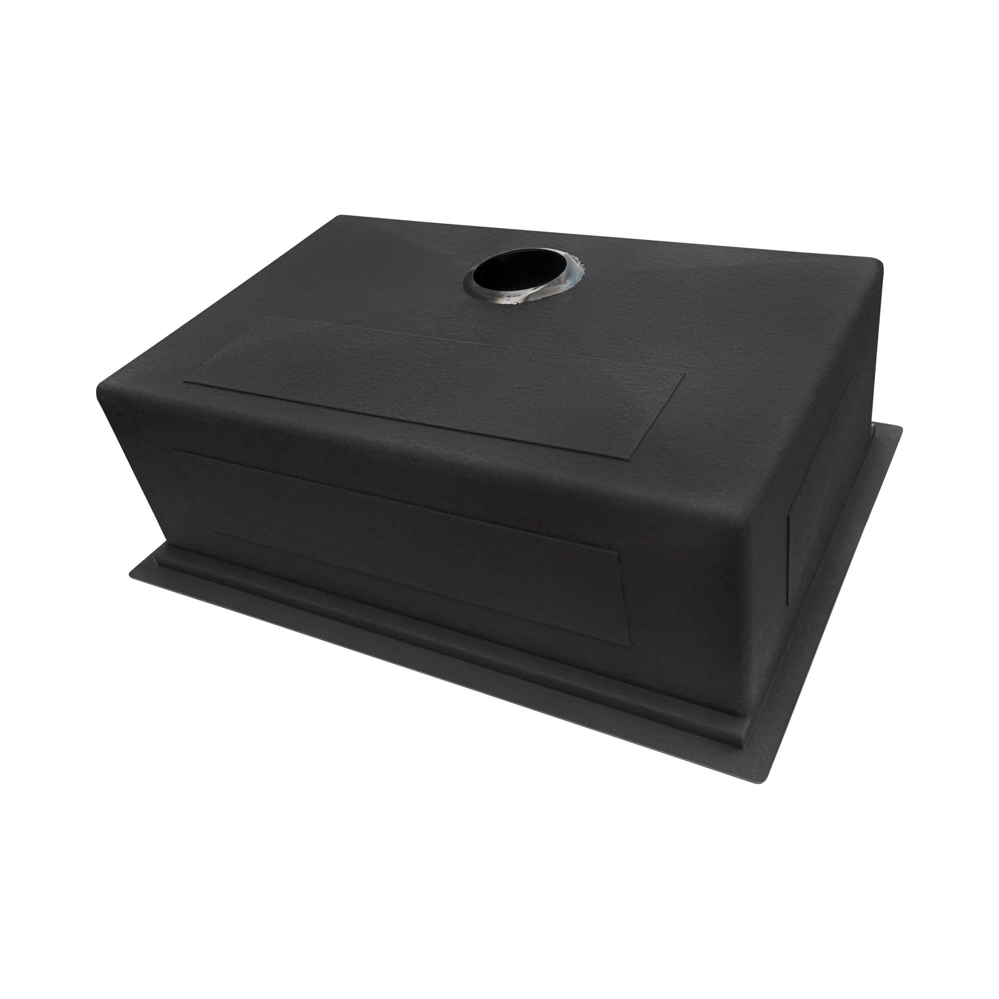 Ruvati Giana — Tarja Workstation de Cocina en Acero Inoxidable — Negro Gunmetal — 4