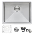 Ruvati Gravena — Tarja de Cocina en Acero Inoxidable — Acero Inoxidable