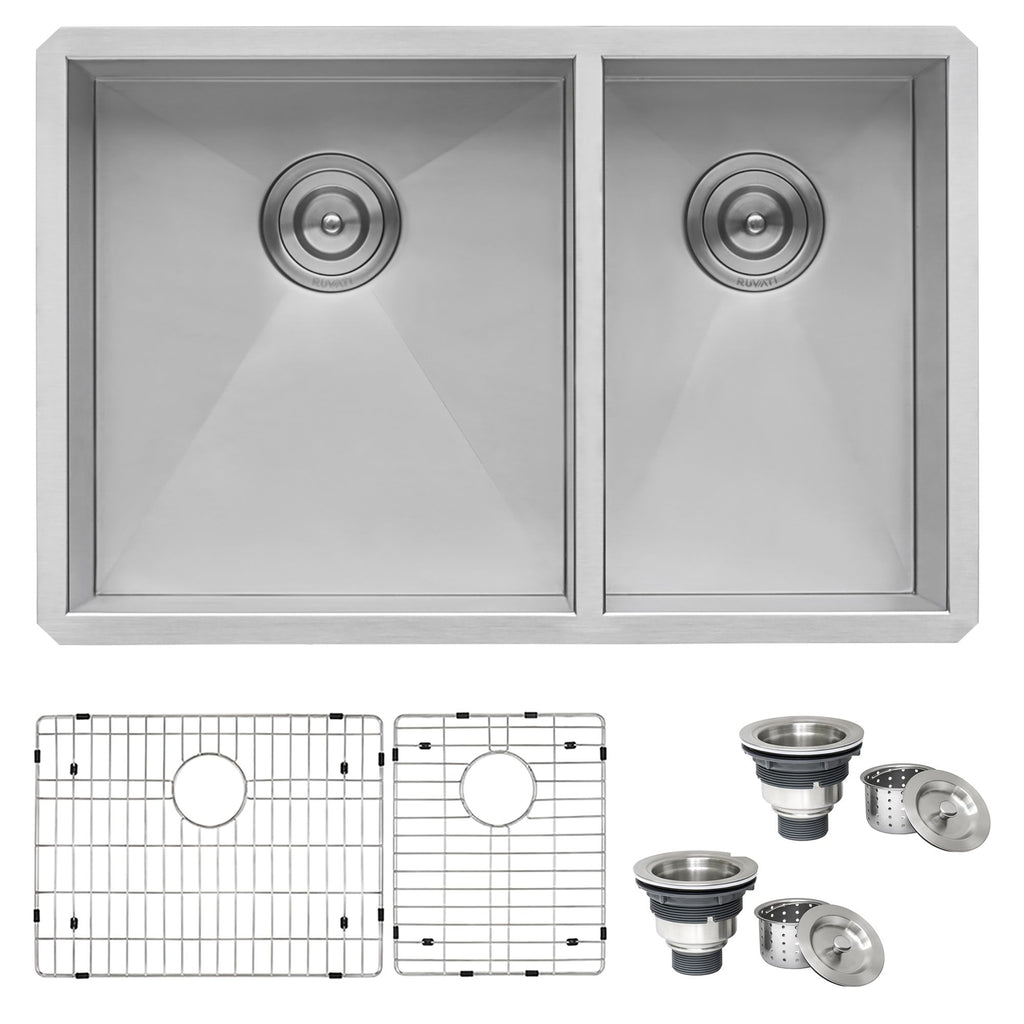 Ruvati Nesta — Tarja de Cocina en Acero Inoxidable — Acero Inoxidable