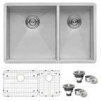 Ruvati Nesta — Tarja de Cocina en Acero Inoxidable — Acero Inoxidable