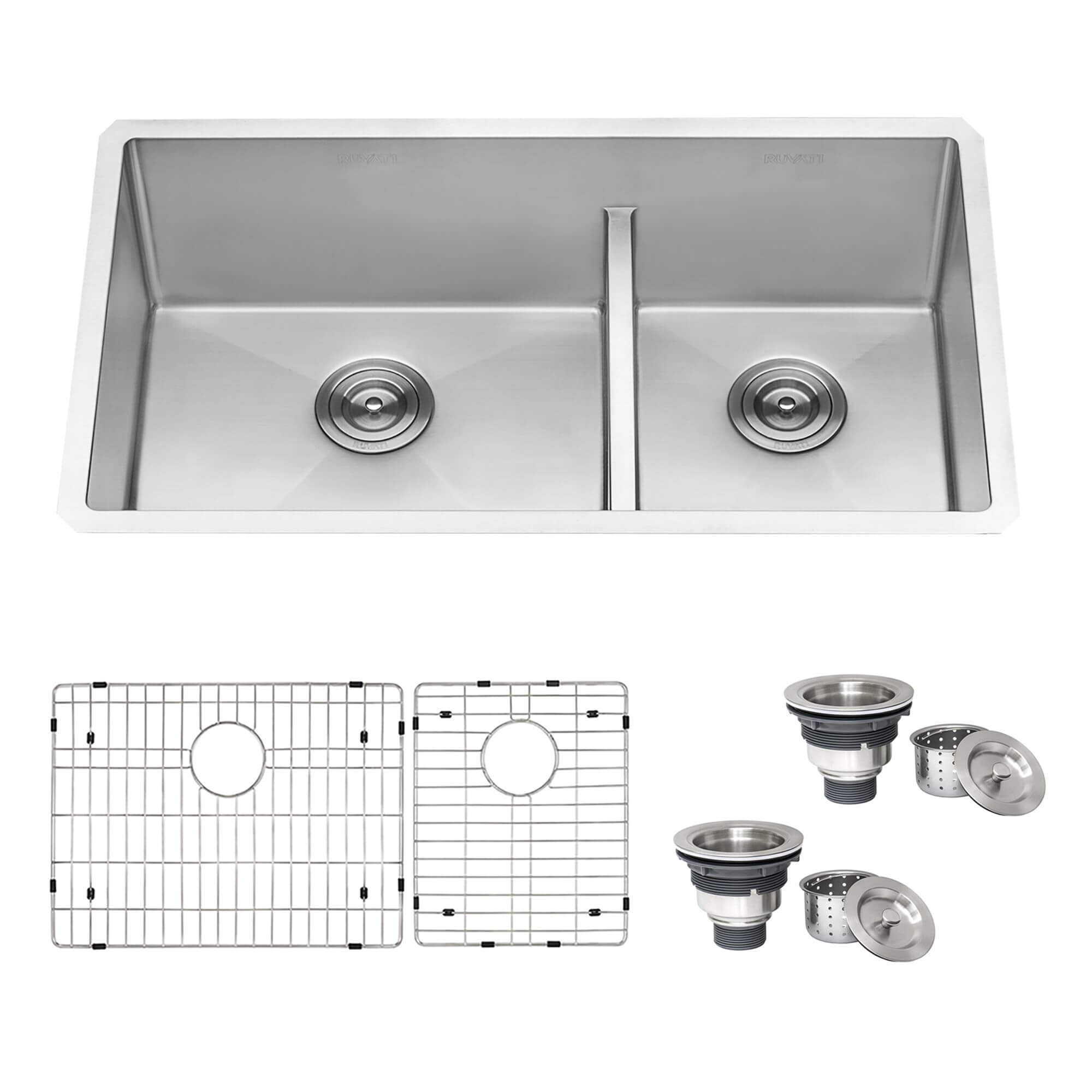 Ruvati Urbana — Tarja de Cocina en Acero Inoxidable — Acero Inoxidable