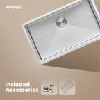 Ruvati Gravena — Tarja de Cocina en Acero Inoxidable — Acero Inoxidable — 1