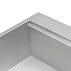 Ruvati Vino — Tarja Workstation de Cocina de 23 x 20 pulg en Acero Inoxidable — Acero Inoxidable — 3