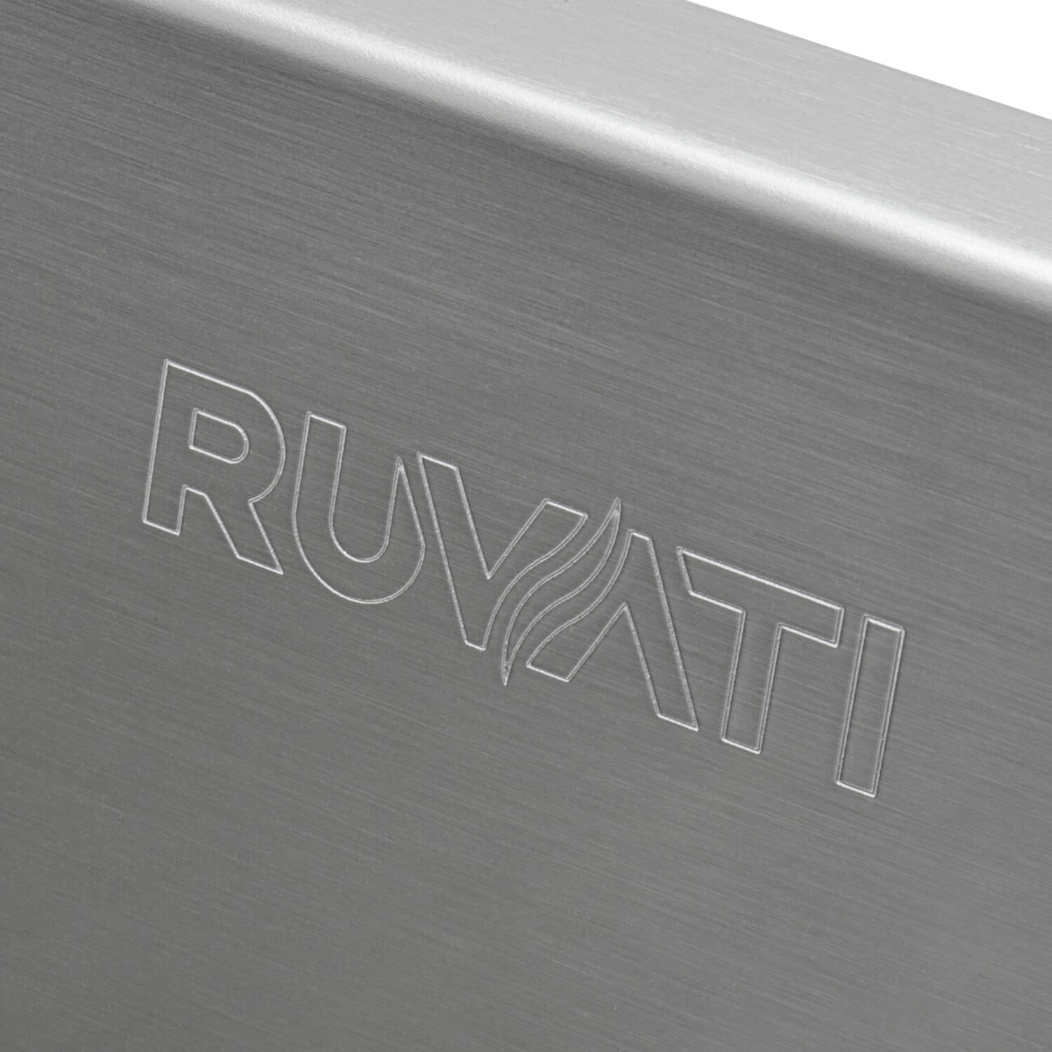 Ruvati Vino — Tarja Workstation de Cocina de 27 x 20 pulg en Acero Inoxidable — Acero Inoxidable — 4