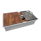 Ruvati Dual-Tier — Tarja Workstation de Cocina en Acero Inoxidable — Acero Inoxidable — 2
