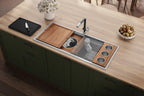 Ruvati Dual-Tier — Tarja Workstation de Cocina en Acero Inoxidable — Acero Inoxidable — 4