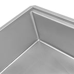 Ruvati Roma Hex — Tarja Workstation de Cocina en Acero Inoxidable — Acero Inoxidable — 4