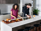 Ruvati Dual-Tier — Tarja Workstation de Cocina en Acero Inoxidable — Acero Inoxidable — 3