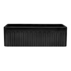 Ruvati Fiamma — Tarja Farmhouse de Cocina de 30 x 20 pulg en Fireclay — Negro Brillante — 3