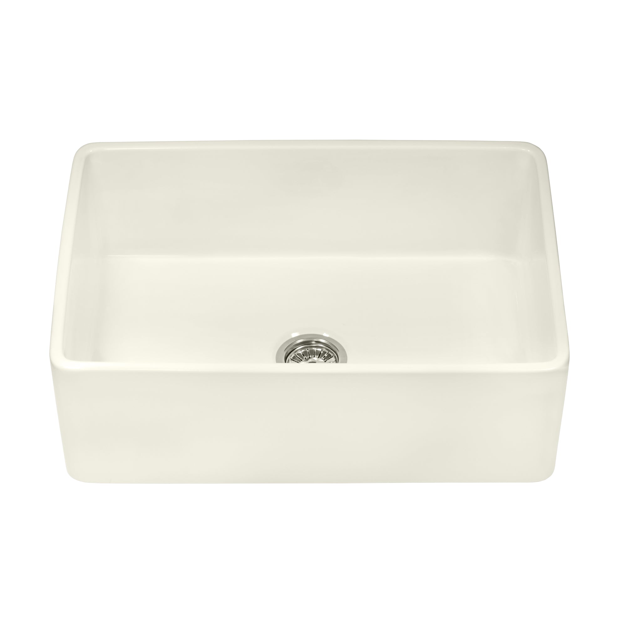 Ruvati Fiamma — Tarja Farmhouse de Cocina de 30 x 20 pulg en Fireclay — Crema Biscuit — 2