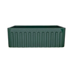 Ruvati Fiamma — Tarja Farmhouse de Cocina de 30 x 20 pulg en Fireclay — Verde Esmeralda — 2