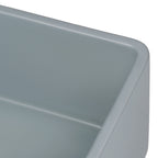 Ruvati Fiamma — Tarja Farmhouse de Cocina de 30 x 20 pulg en Fireclay — Gris Horizon — 4