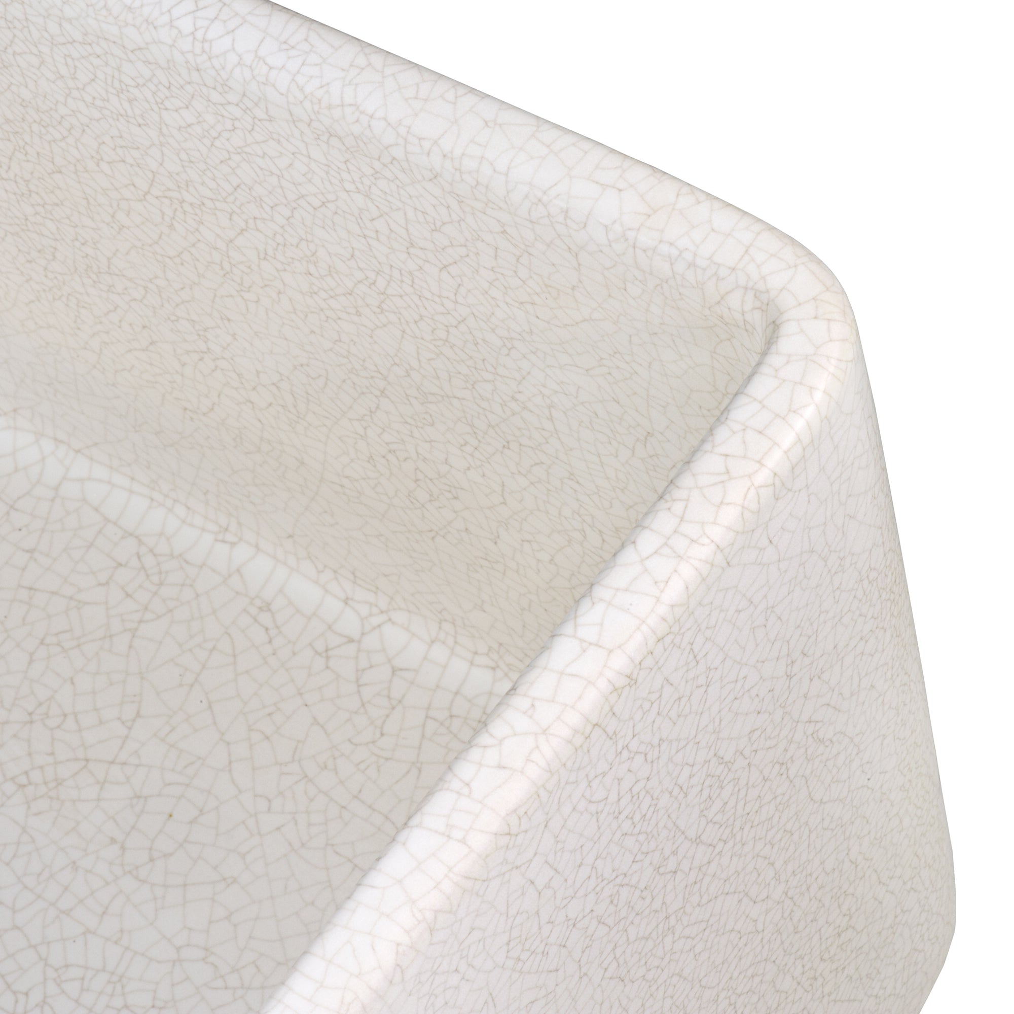 Ruvati Fiamma — Tarja Farmhouse de Cocina de 33 x 20 pulg en Fireclay — Blanco Craquelado — 4