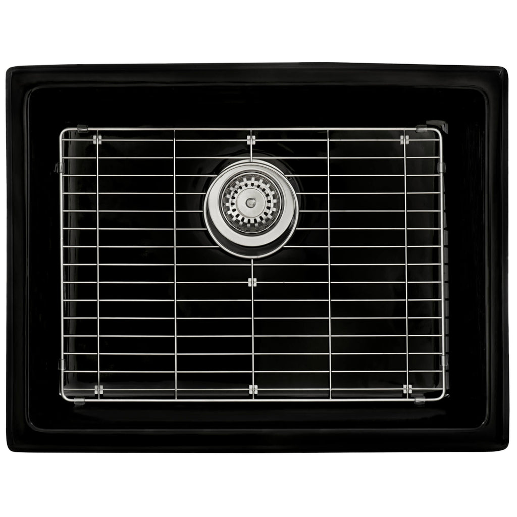 Ruvati Fiamma — Tarja de Cocina en Fireclay — Negro Brillante — 2
