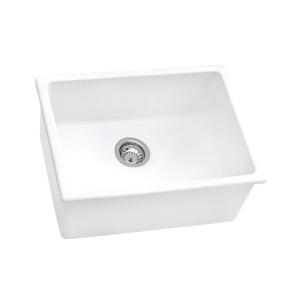 Ruvati Fiamma — Tarja de Cocina en Fireclay — Blanco — 2