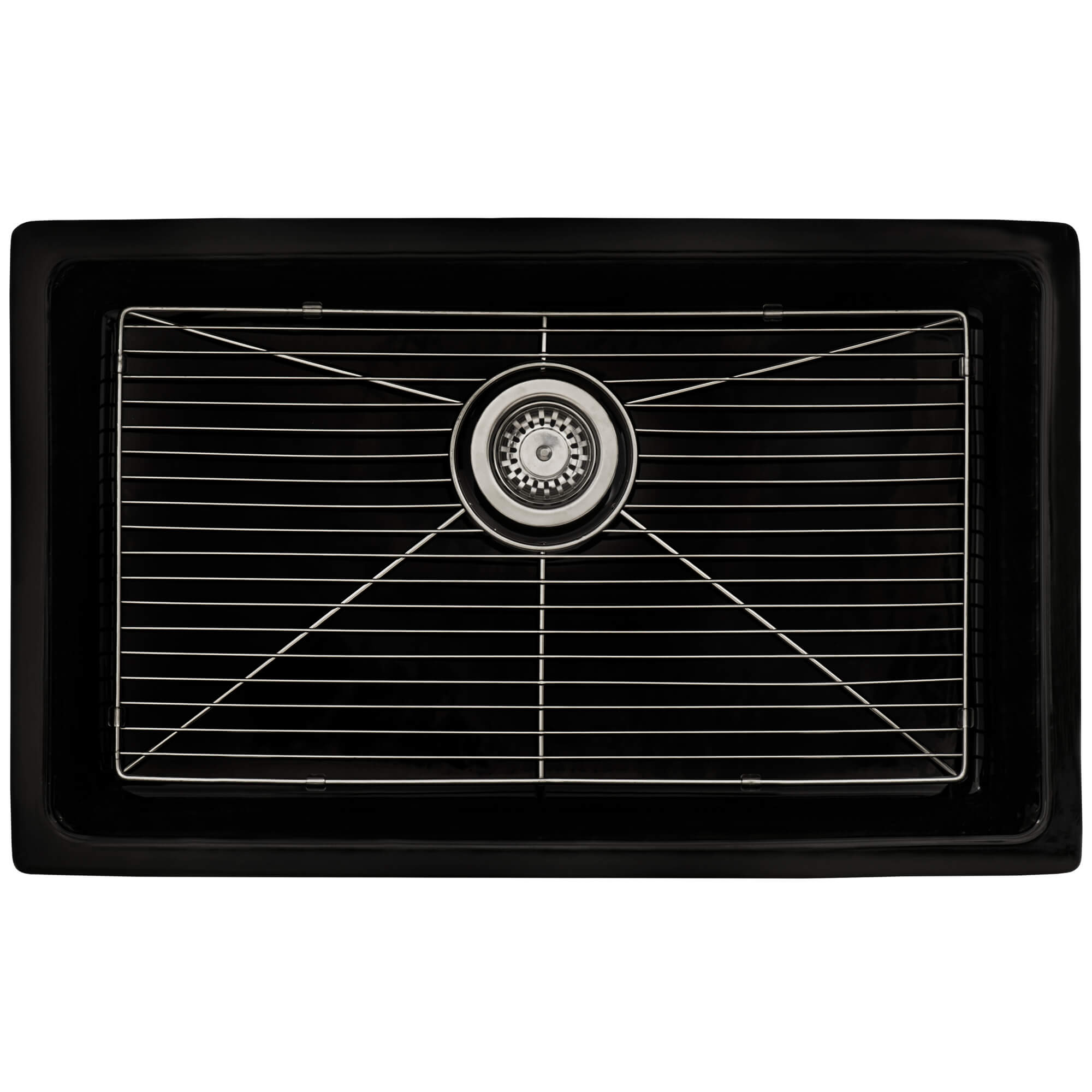 Ruvati Fiamma — Tarja de Cocina en Fireclay — Negro — 2