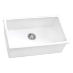Ruvati Fiamma — Tarja de Cocina en Fireclay — Blanco — 2