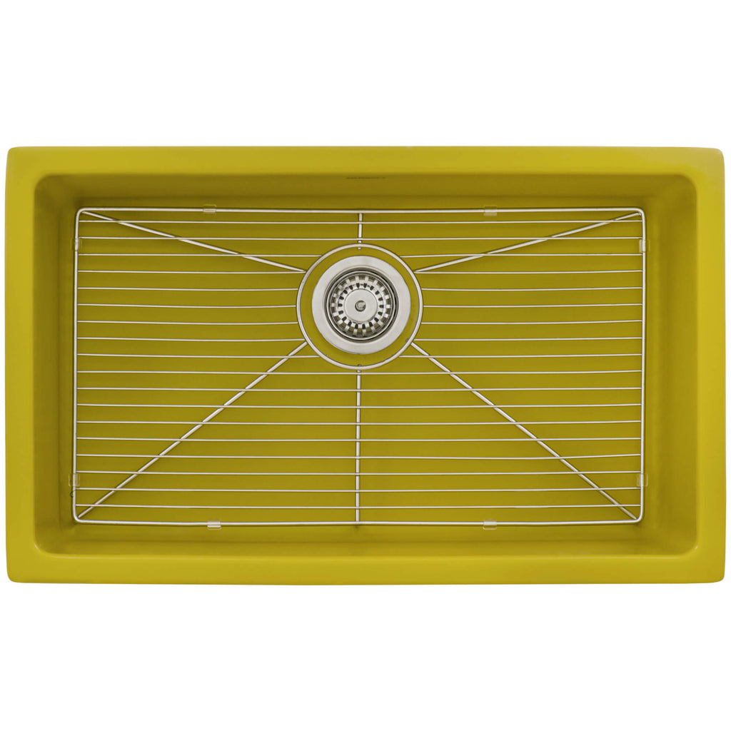 Ruvati Fiamma — Tarja de Cocina en Fireclay — Amarillo — 3